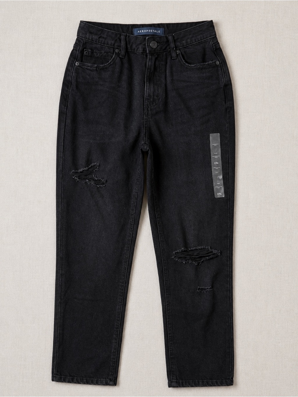 Aeropostale Black Straight Jeans